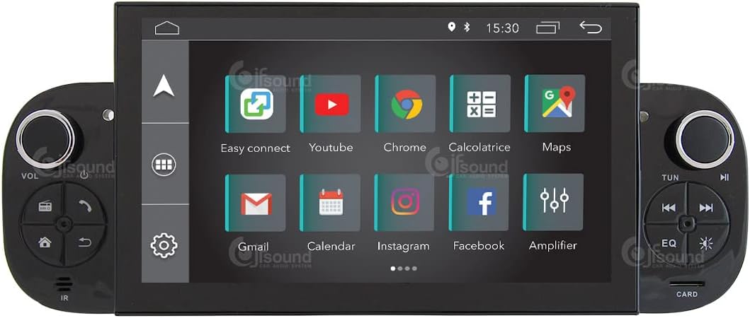 Autoradio Custom Fit per Fiat Panda Android GPS Bluetooth WiFi Dab USB Full  HD Touchscreen Display 7 - G.T.R. Ricambi